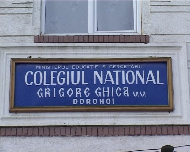 Colegiul Grigore Ghica, Dorohoi