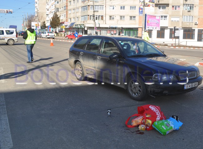accident in fata la e.on Botosani