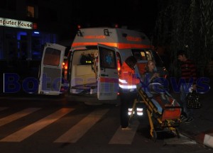 accident pe trecerea de pietoni Calea Nationala - Octav Onicescu Botosani