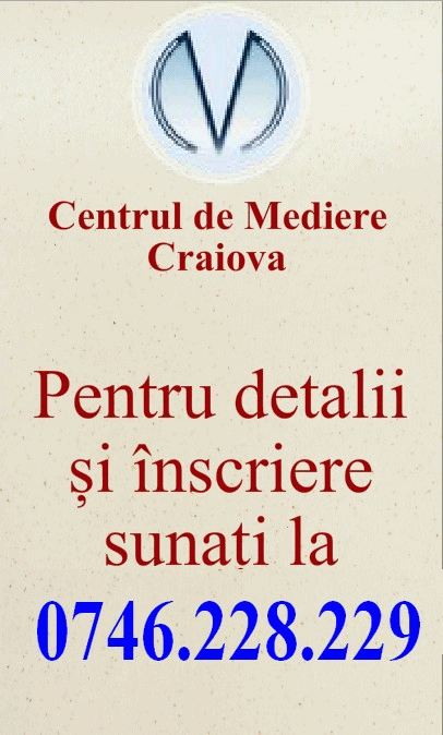 banner centru mediere craiova