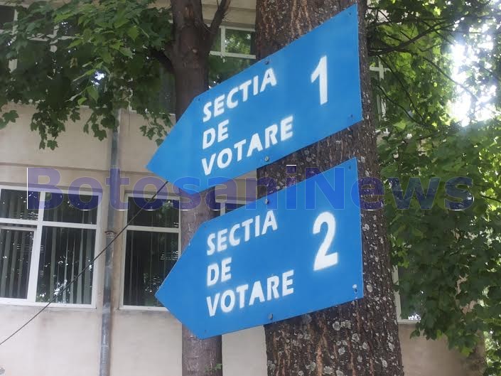 alegeri sectii de votare Botosani