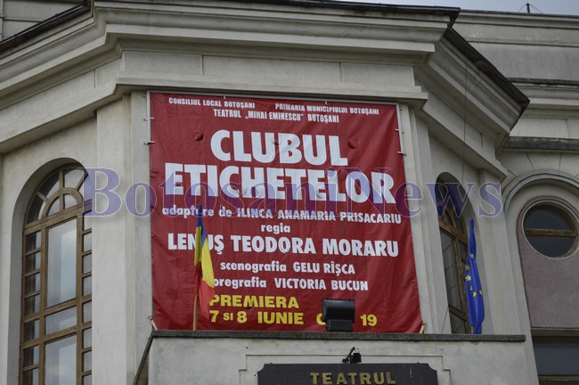 afis Clubul etichetelor la teatrul mihai eminescu botosani