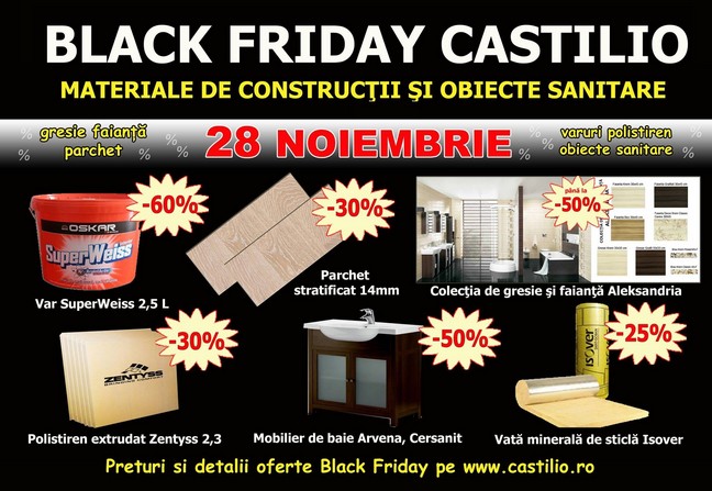 Black Friday la Castilio Botosani