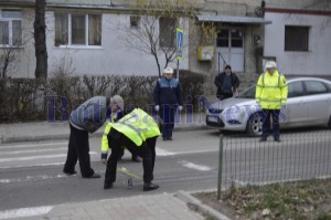 criminalisti si politisti trecere de pietoni accident
