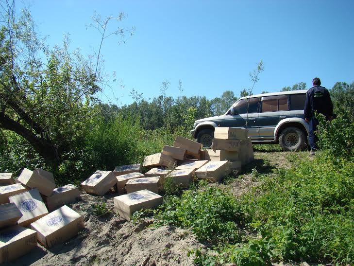 captura tigari de contrabanda- politia de frontiera botosaniv