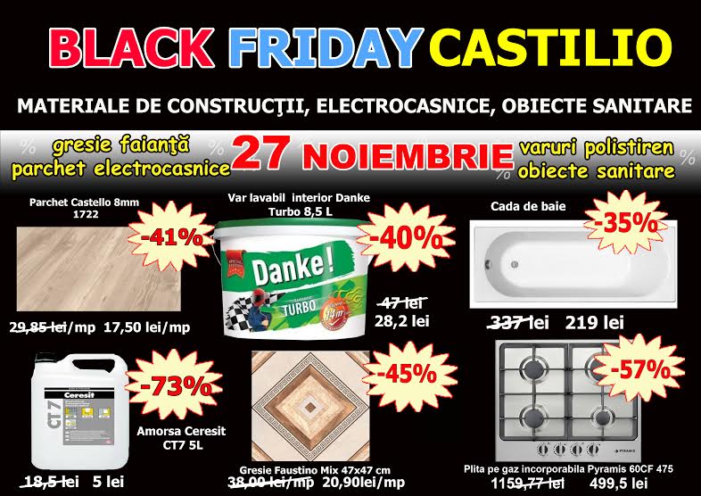 black fridey la castilio botosani