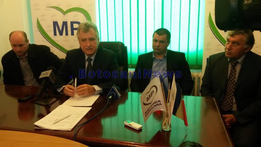 Mihai Tabuleac in conferinta de presa la MP Botosani