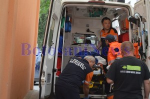 barbat targa, stiri, botosani, ambulanta, upu