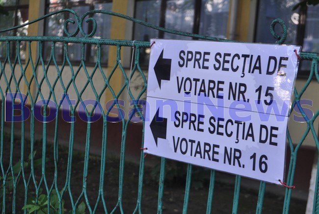 alegeri locale 2016- sectie de votare - urna- botosani