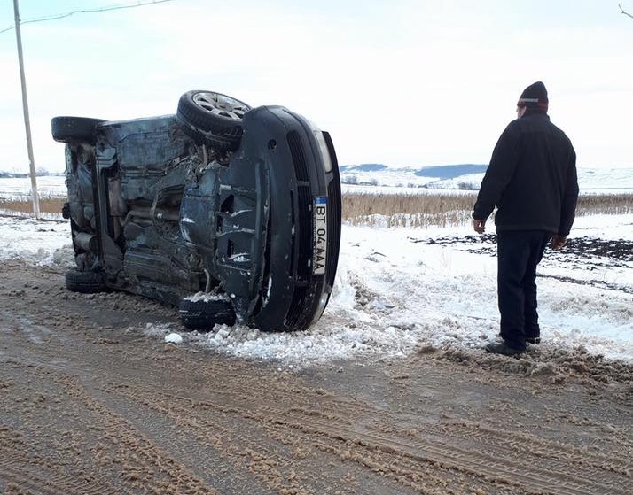 accident , stiri, botosani, giratoriu