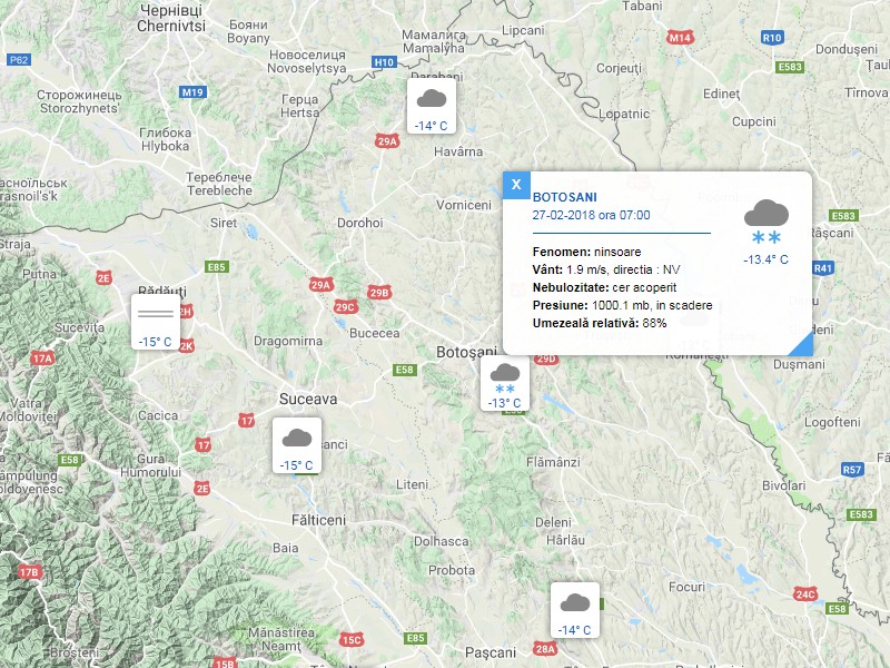 stiri, botosani, ger, meteo