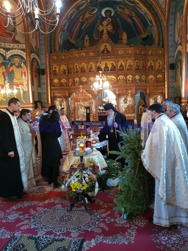 inmormantare preot vasile cojocaru, stiri, botosani, bucecea