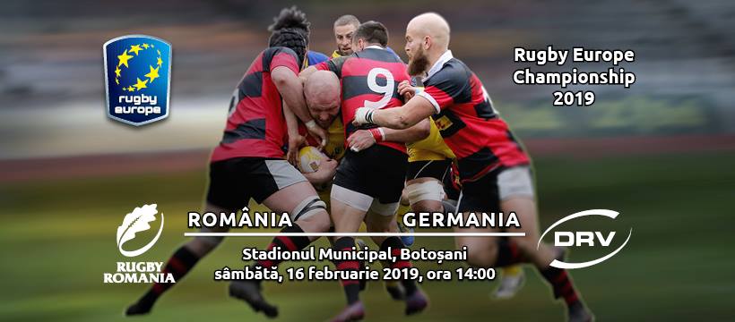 Romania- Germania la rugby se joaca la Botosani