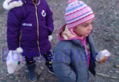 copii gasiti pe camp- Ungureni- Botosani