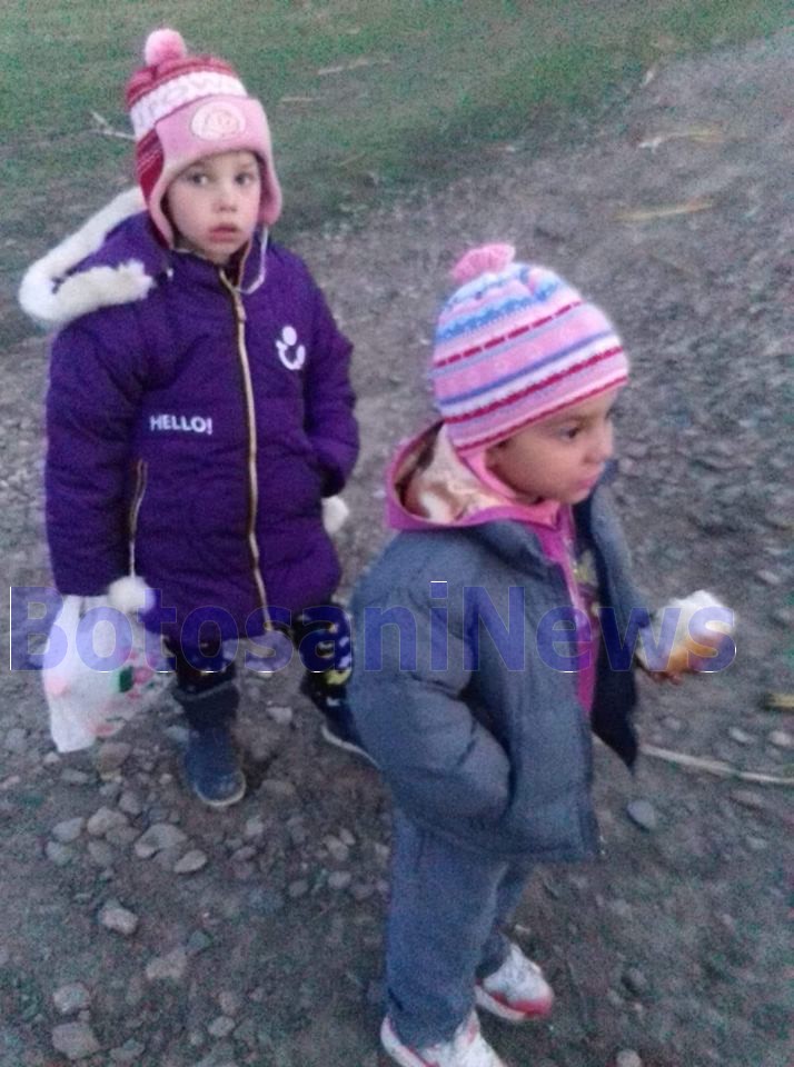 copii gasiti pe camp- Ungureni- Botosani