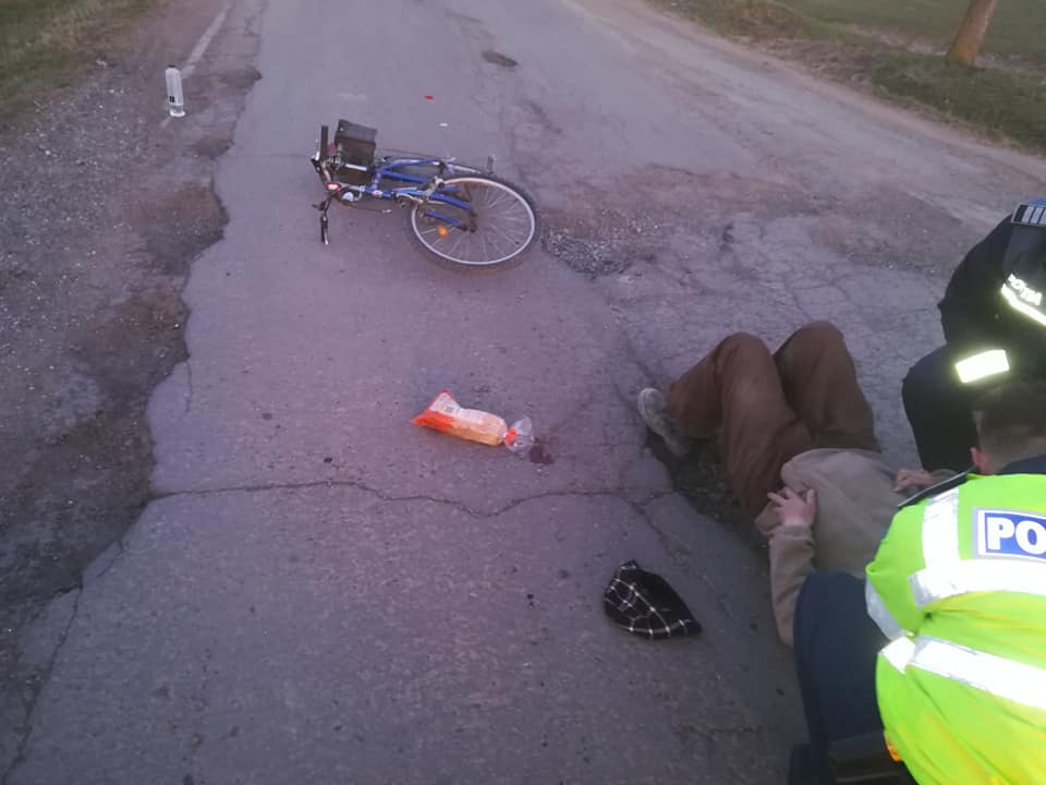 accident de bicicleta la Todireni- Botosani