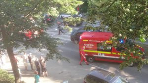 accident pe strada Imparat Traian - Botosani