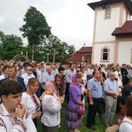 sfintire biserica din satul Maghera- Varfu Campului Botosani, slujba oficiata de Calinic Botosaneanul