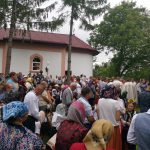 sfintire biserica din satul Maghera- Varfu Campului Botosani, slujba oficiata de Calinic Botosaneanul