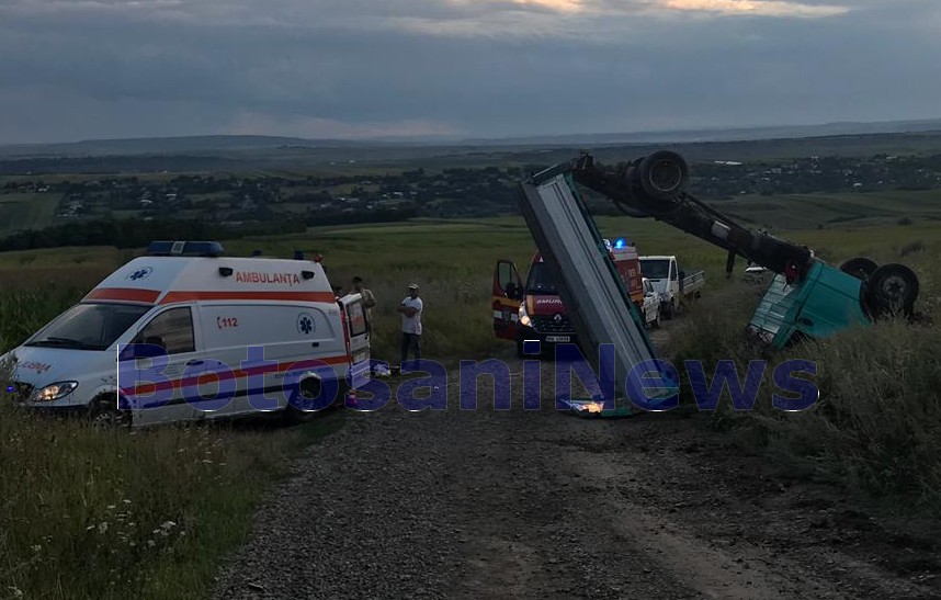 accident rutier la Dacia- Nicseni - Botosani