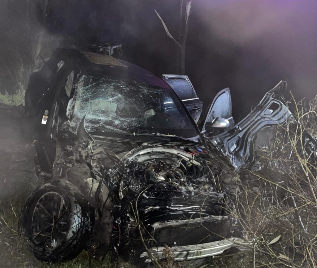 accident Botosani, masina noapte